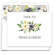 Gray and Ivory Roses Folded Note Cards Image 3 of 3
